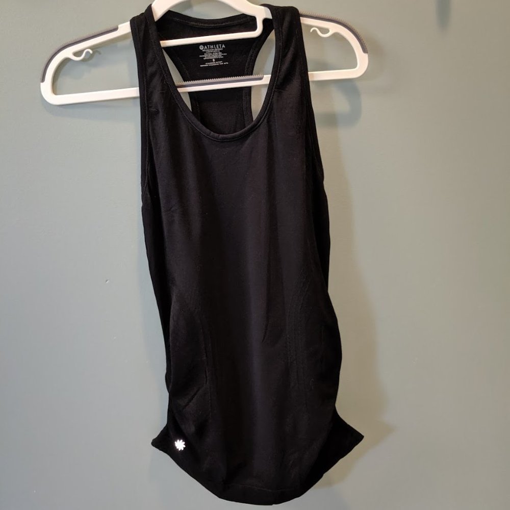 Athleta Speedlight Racerback Tank Black Size Small